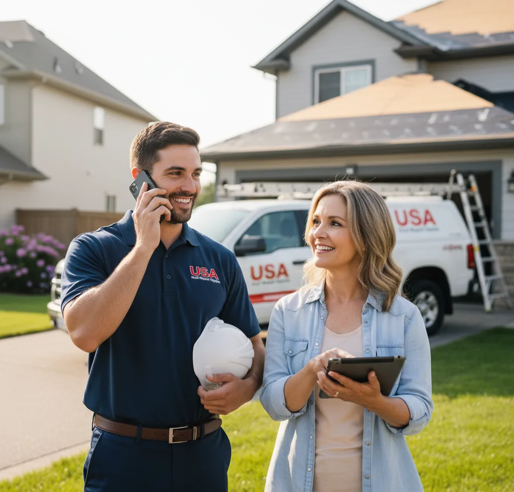 USA Roof Repair Experts customer support in Guin